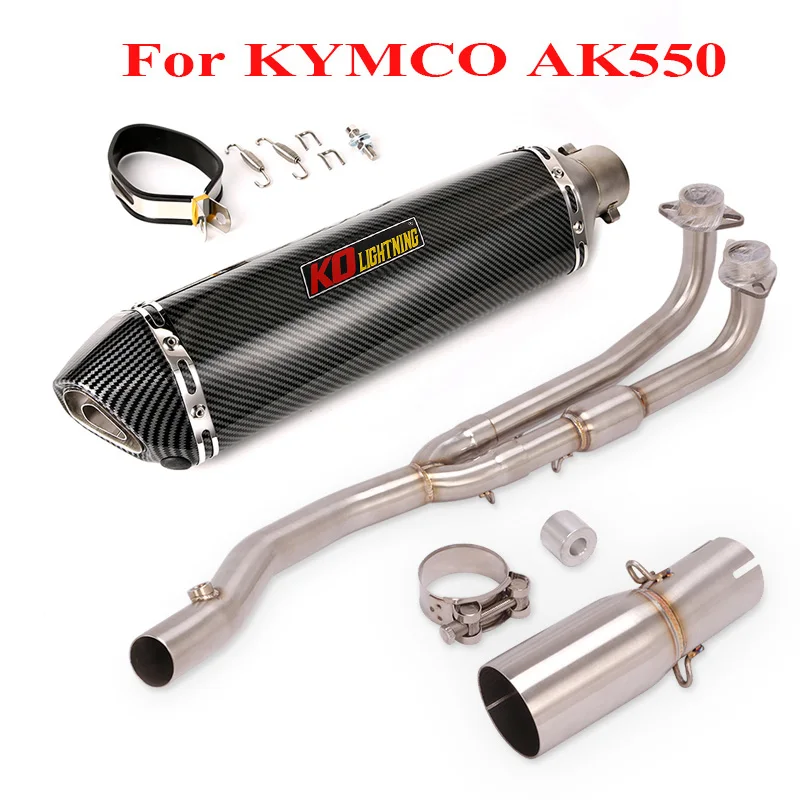 

Motorcycle Exhaust System Muffler Connection Link Tube Link Pipe for kymco AK550
