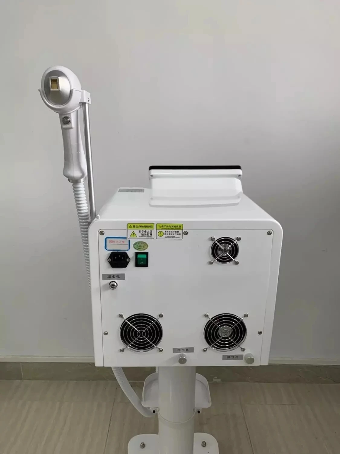 

Newst 808nm diode laser fast skin rejuvenation hair removal painless high power cooling system beauty salon machine