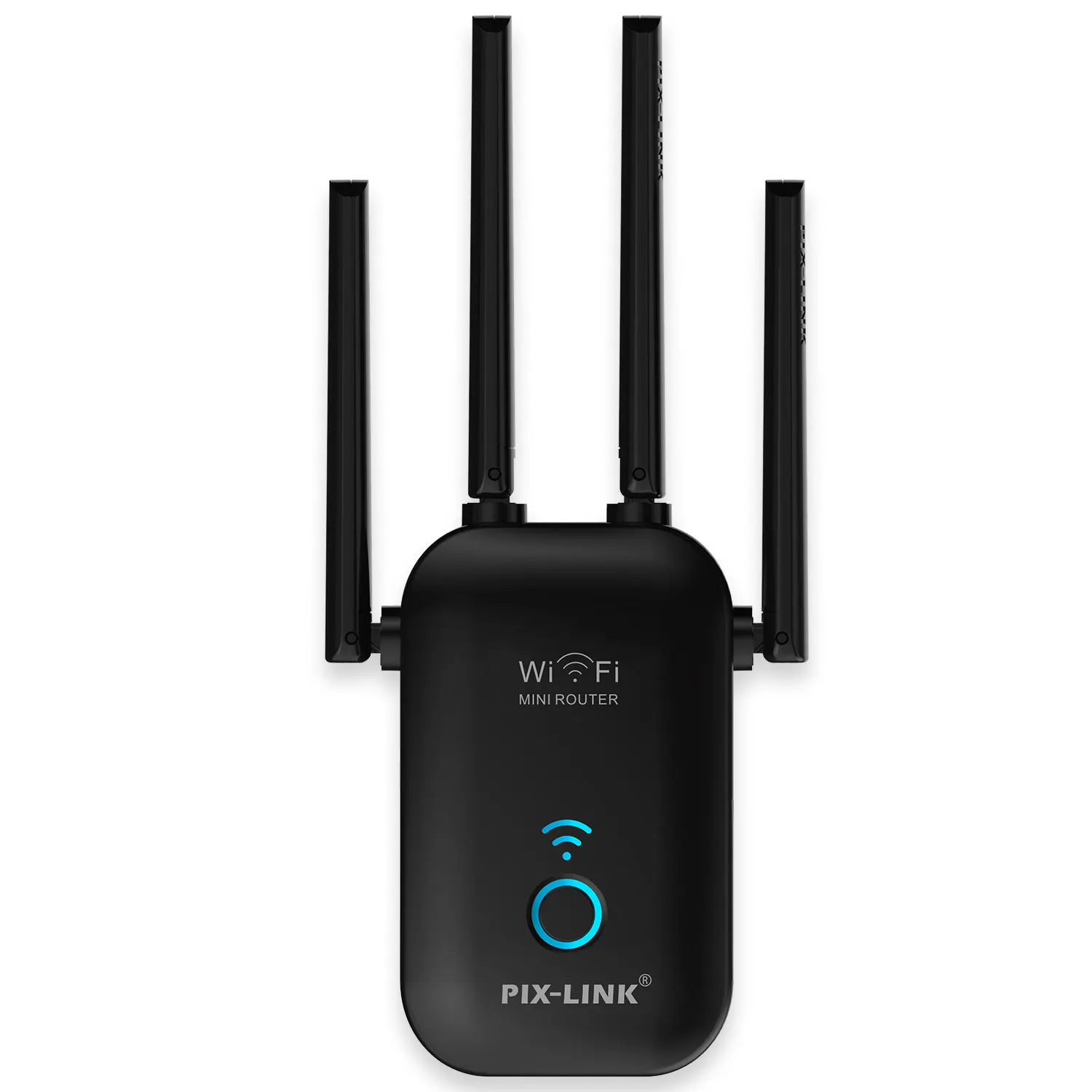 

Беспроводной ретранслятор PXLINK, Wi-Fi роутер 300 м, усилитель сигнала, 4 антенны, роутер, усилитель сигнала, подходит для дома и офиса