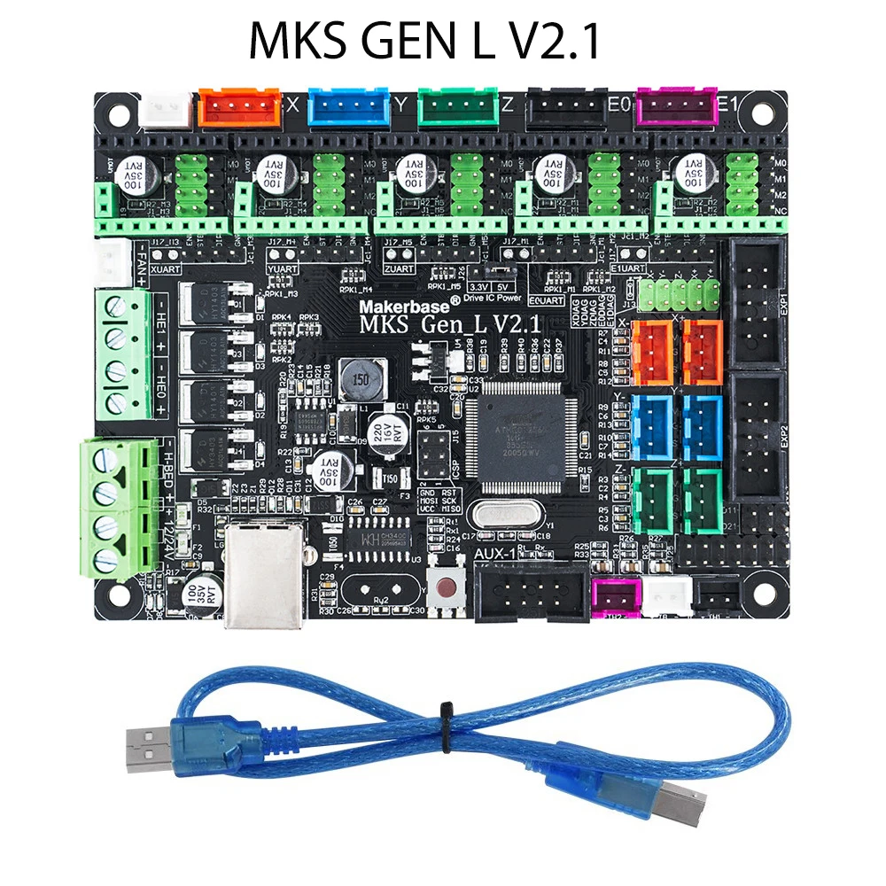 Автономный контроллер 32 бит Makerbase MKS DLC32 лазерный гравировальный станок ESP32 WIFI GRBL