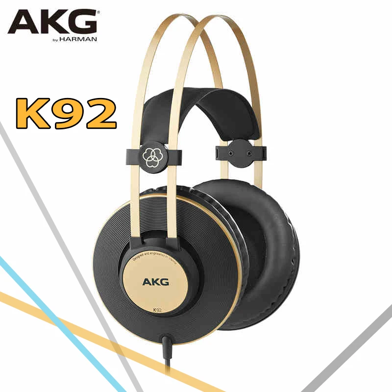 Оригинальные новые наушники AKG/akg K92 с креплением на голову профессиональные