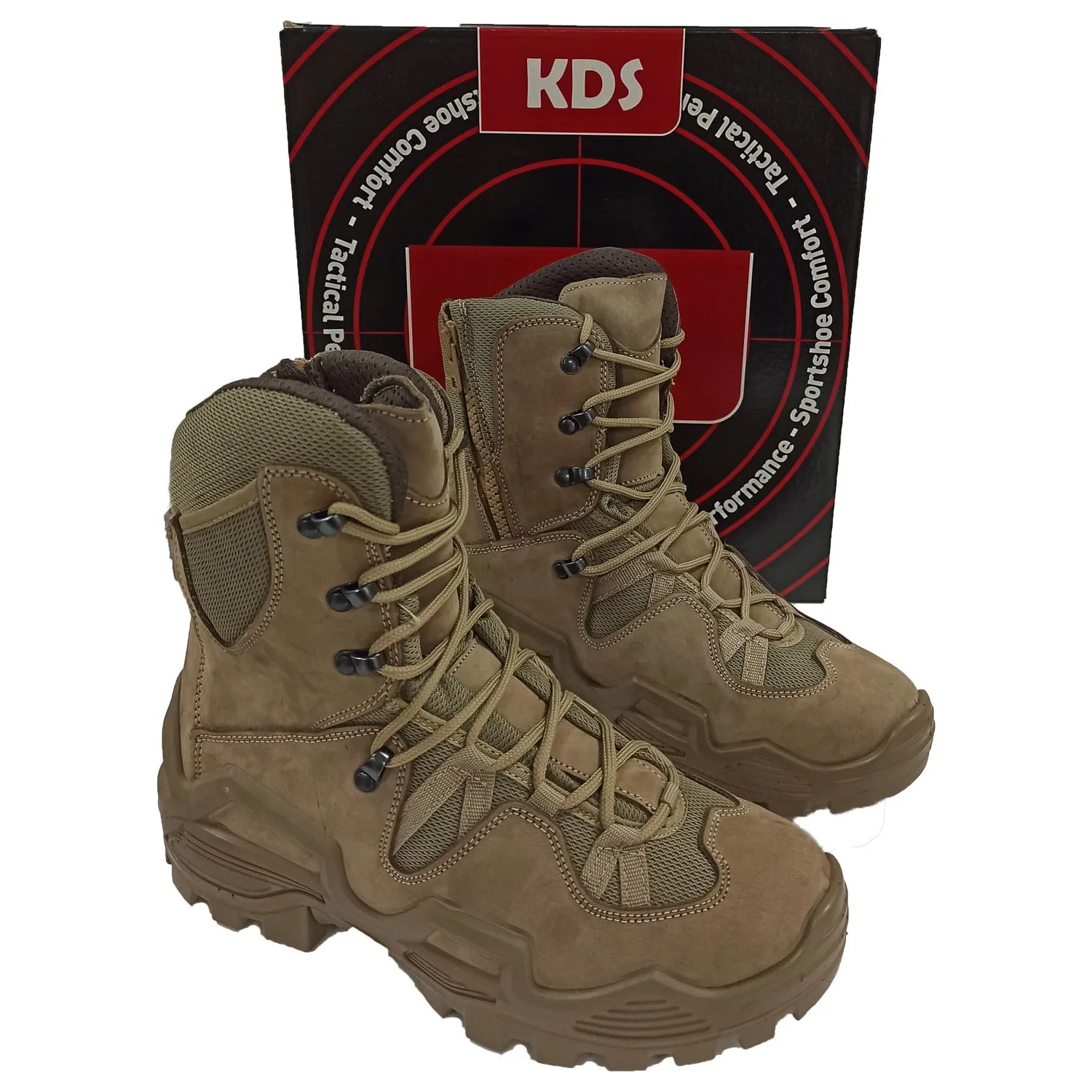 

Kds Four Seasons Zipper Military Boots Desert Color