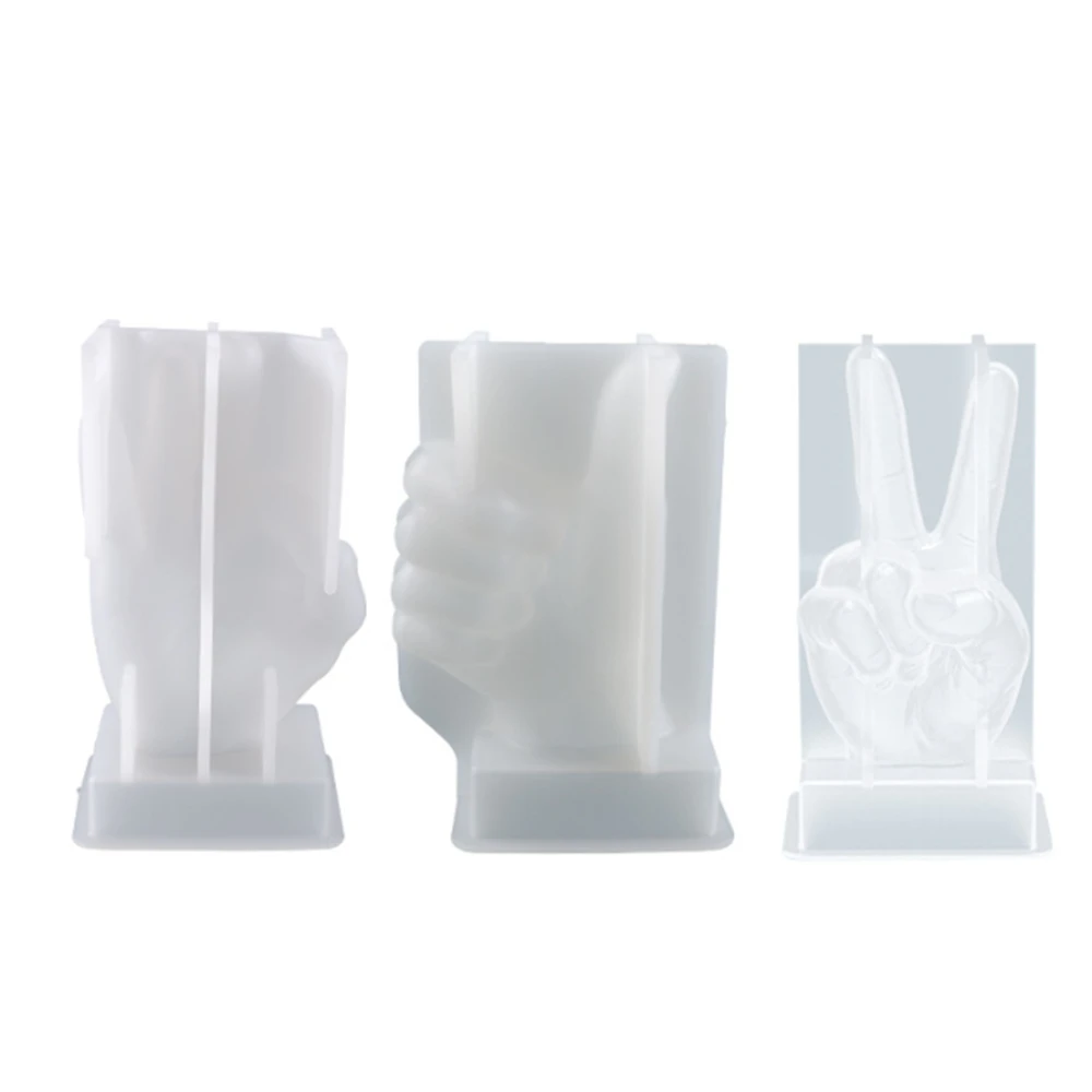 3D форма для жеста силиконовая свечей творческий процесс изготовления Прочный