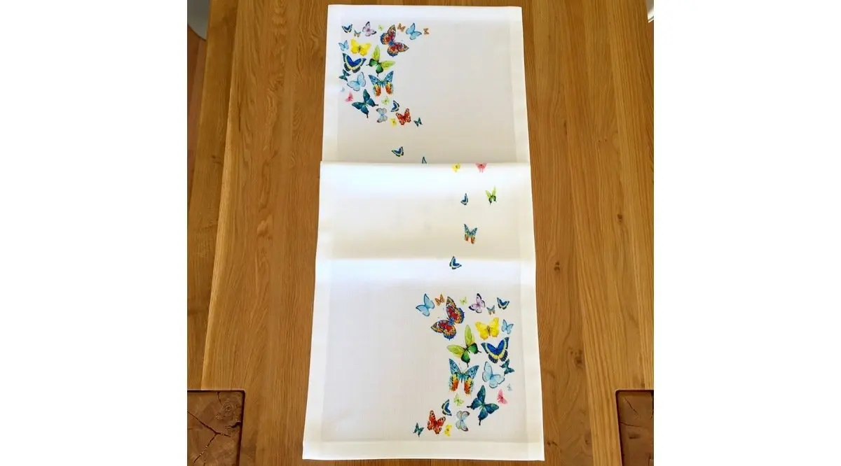 

Maison De Fee Butterfly Pattern Runner 45X140 cm