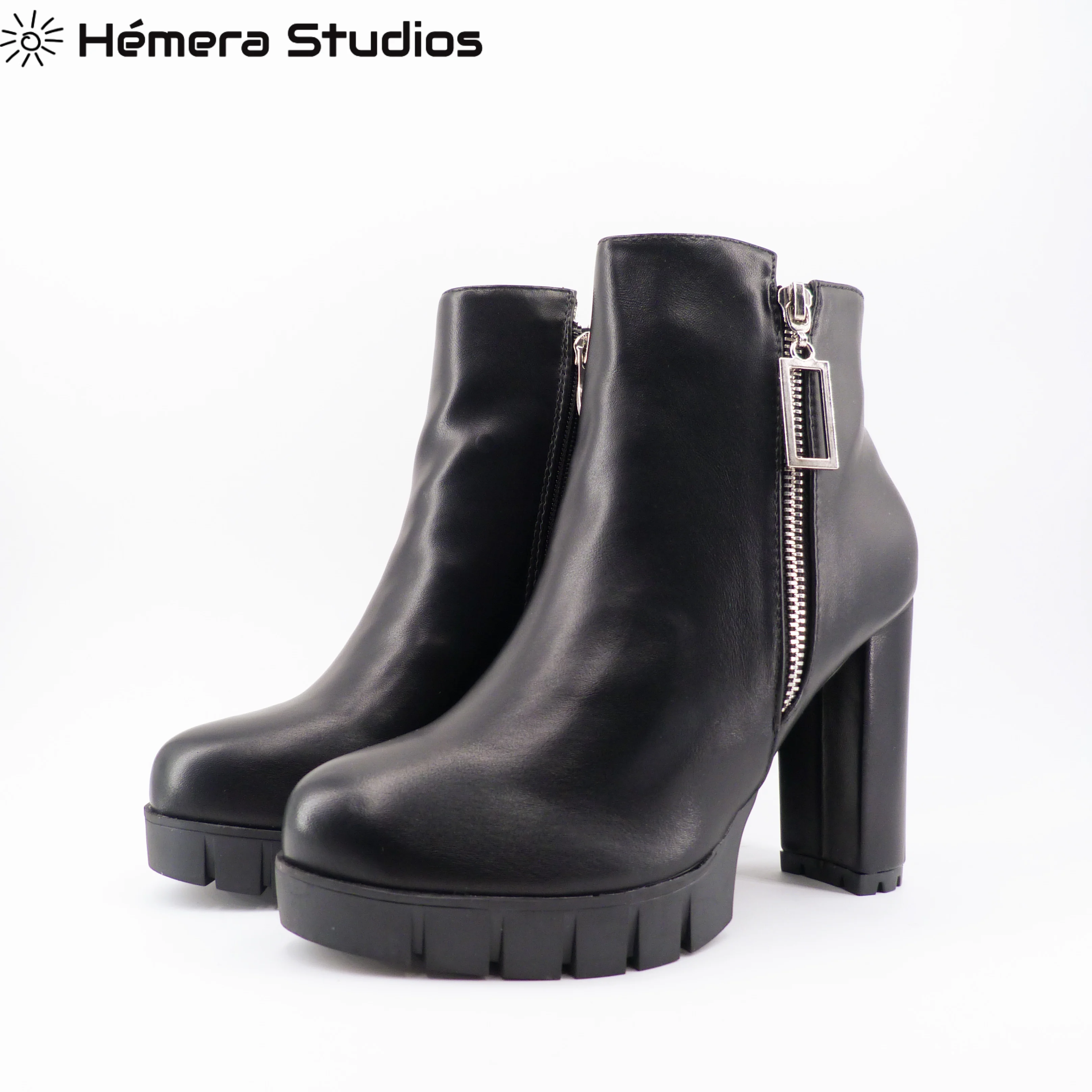 Женские ботильоны на платформе элегантные и удобные широком каблуке 2019 | Обувь