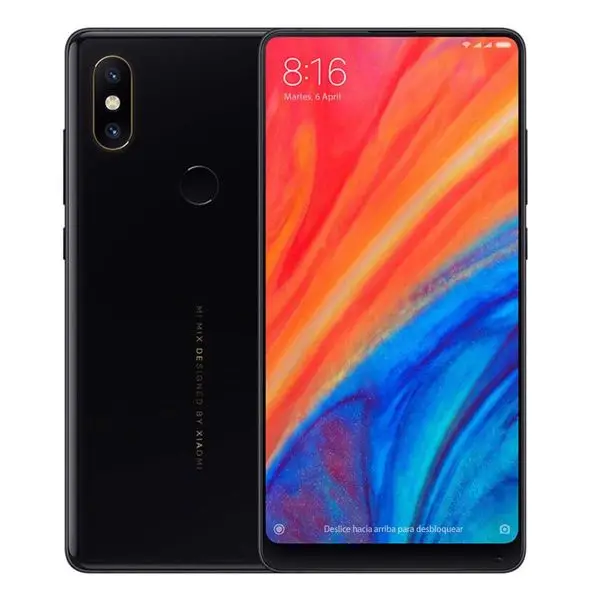 Смартфон Xiaomi Mi MIX2S экран 5 99 дюйма Восьмиядерный процессор 2 8 ГГц 6 ГБ ОЗУ 128 черный |
