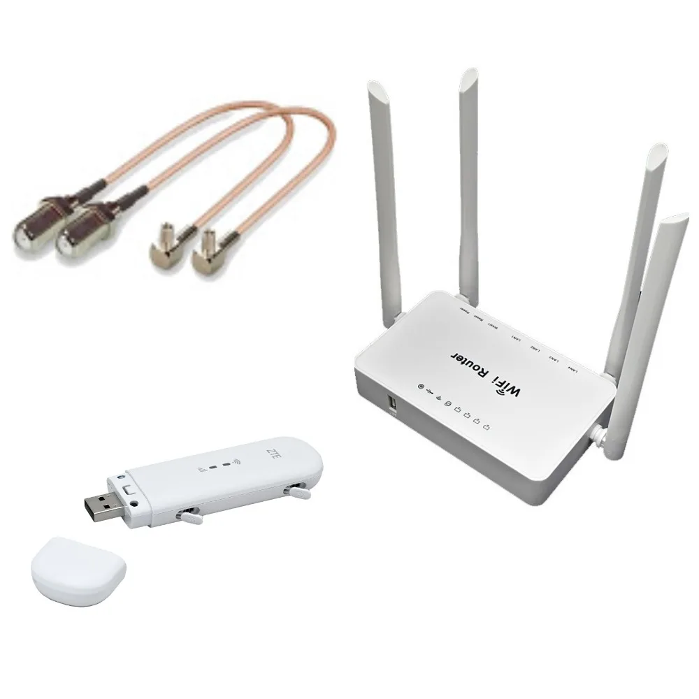 Wi-Fi роутер ZBT WE1626 12В Omni II 300 Мбит/с 2 4 ГГц мощный стабильный беспроводной для 4G