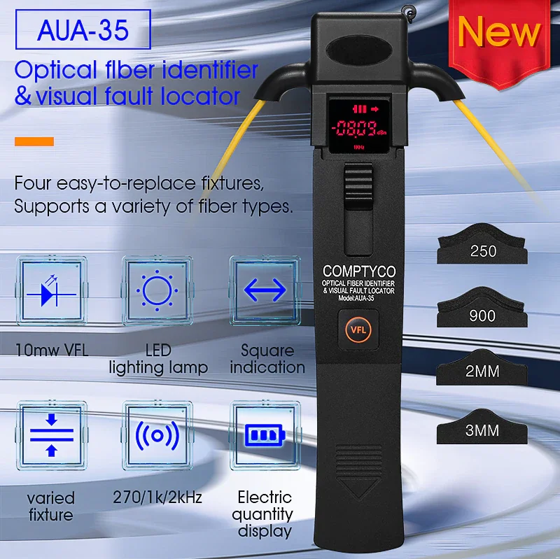 AUA-35/40 волоконный идентификатор для оптического волокна светодиодный светильник