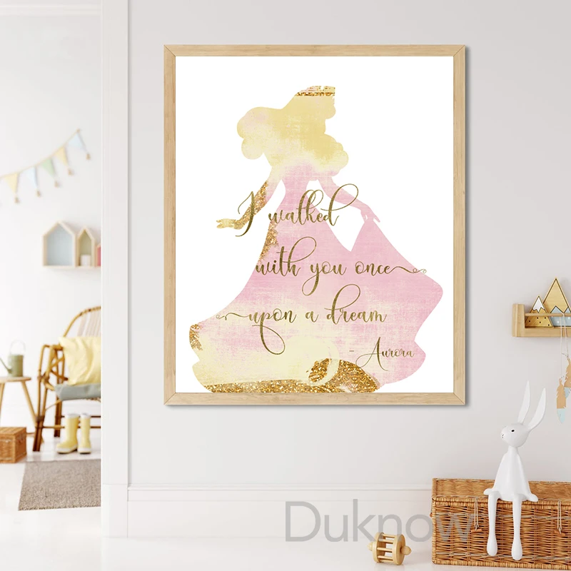 Классическая мультяшная аниме Принцесса дневная Акварель Искусство Живопись