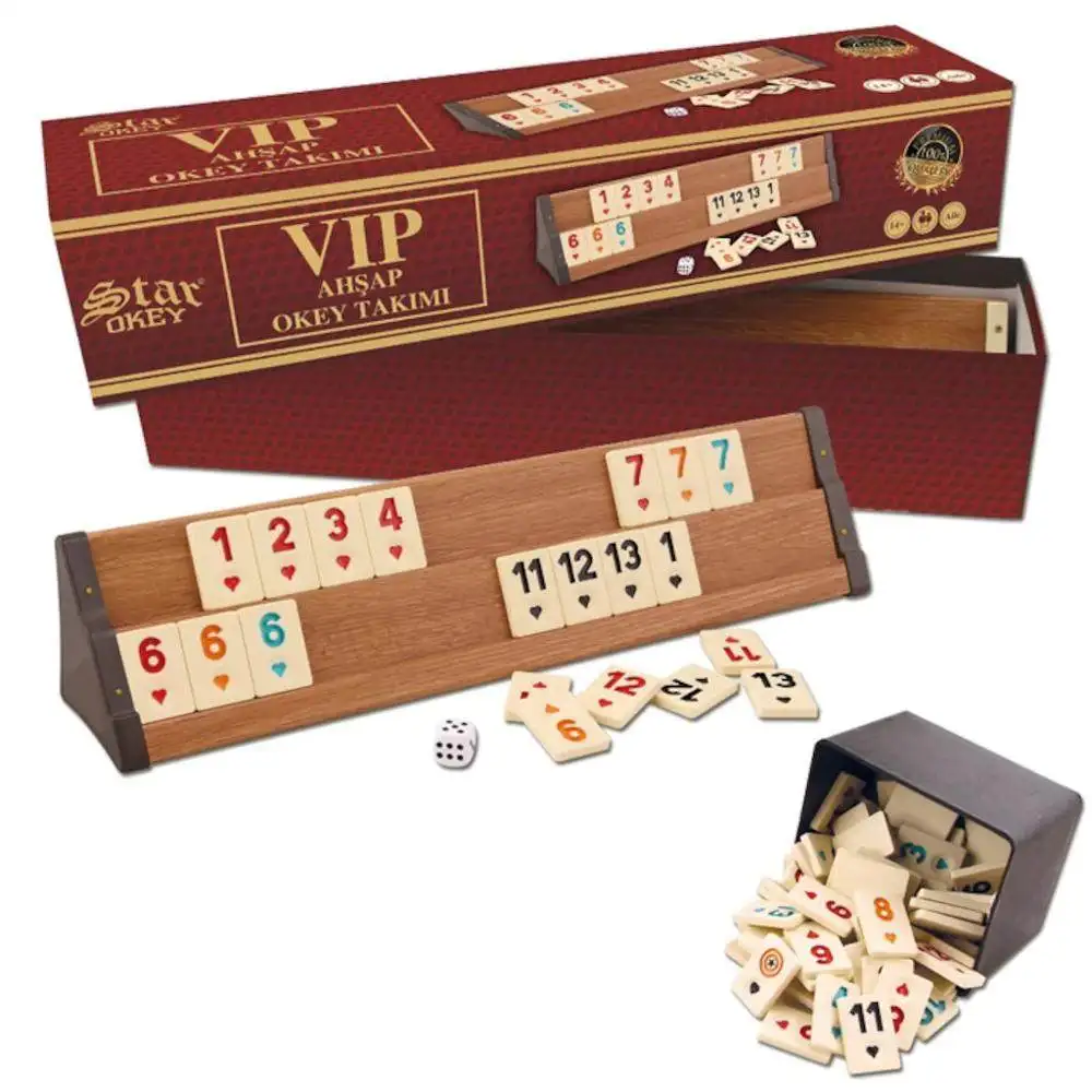 

Okey настольная игра 2020 V.I.P деревянная Сделано в Турции