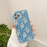 soft tpu back cover for iphone x xr xs max 7 8 6 6s plus se2020 funda daisy flowers phone case for iphone 12 pro max 11 pro max