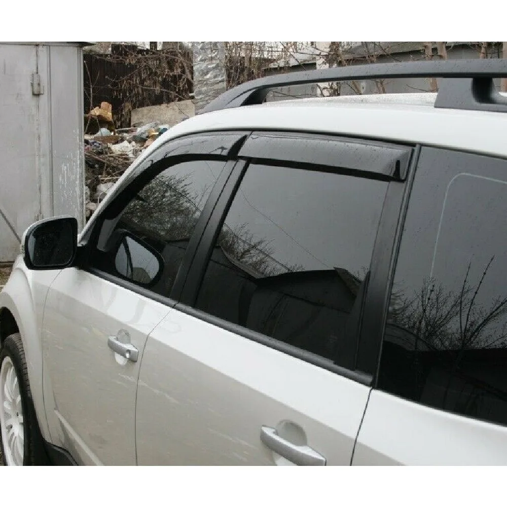 Дефлекторы окон Cobra Tuning S40108 на авто Subaru Forester 3 III 5 door 2008-2012 4 шт./комп. ветровики от