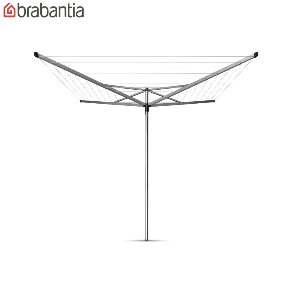 Сушилка уличная для белья Brabantia&quotEssential&quot 40м навески серый металлик 310669|Сушилки