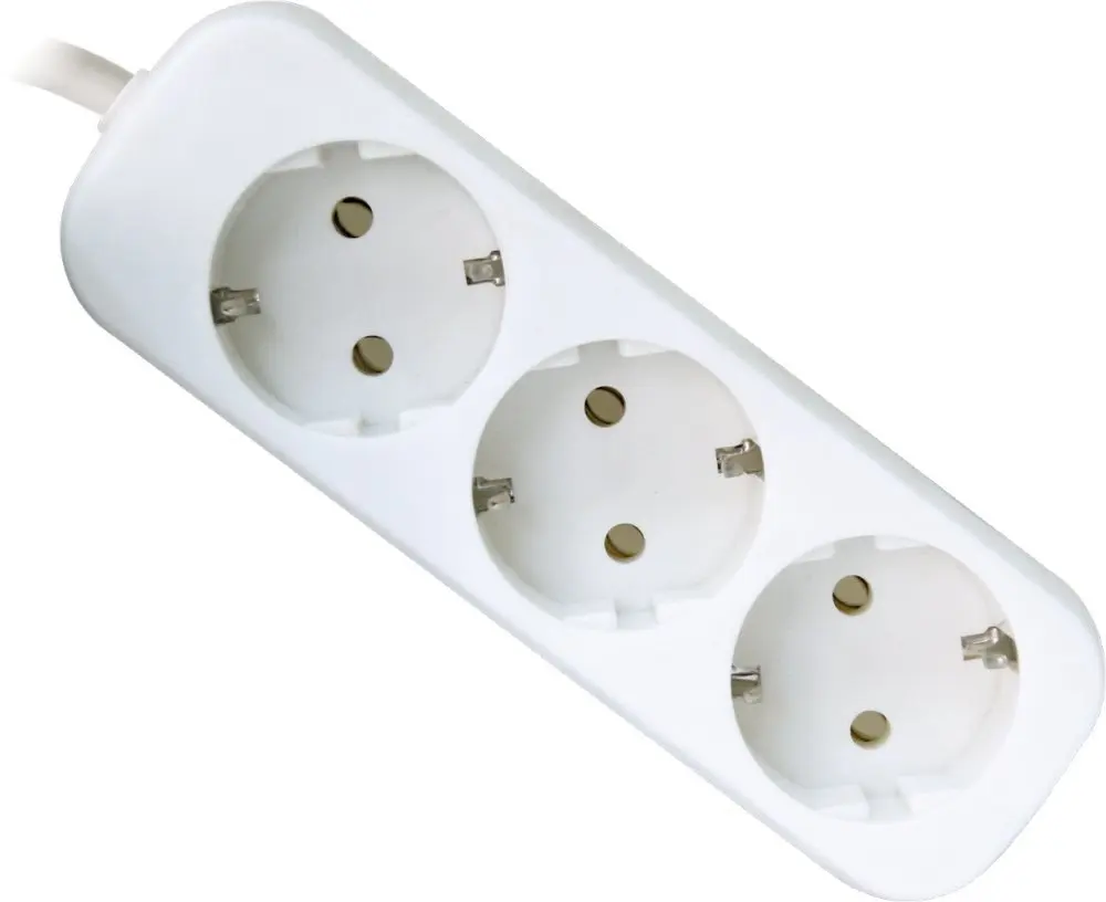 Сетевой фильтр Defender E330 белый 3.0 м 3 розетки|Электротовары| |