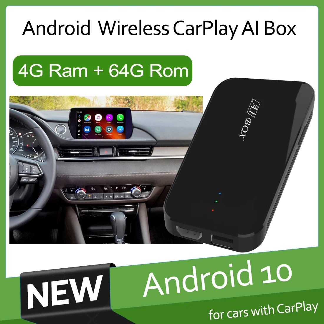 

Автомобильный мультимедийный плеер, приставка с Android 10, 4 Гб ОЗУ, 64 Гб ПЗУ, HDMI, для lexus, mazda, kia, jeep