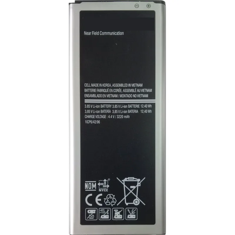 Battery EB-BN910BBE for Samsung Galaxy Note 4 ( SM-N910C SM-N910F SM-N910G SM-N910H SM-N910M SM-N910U N910C N910F N910G N910H N910M N910U GalaxyNote4