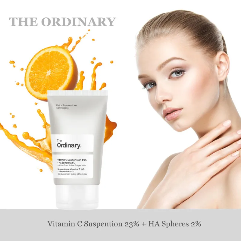 

Ordinary Vitamin C Suspension 23% + HA 2% Brightening Anti-Aging Anti-Oxidant Brightening Hyaluronic Acid Moisturizing 30ml