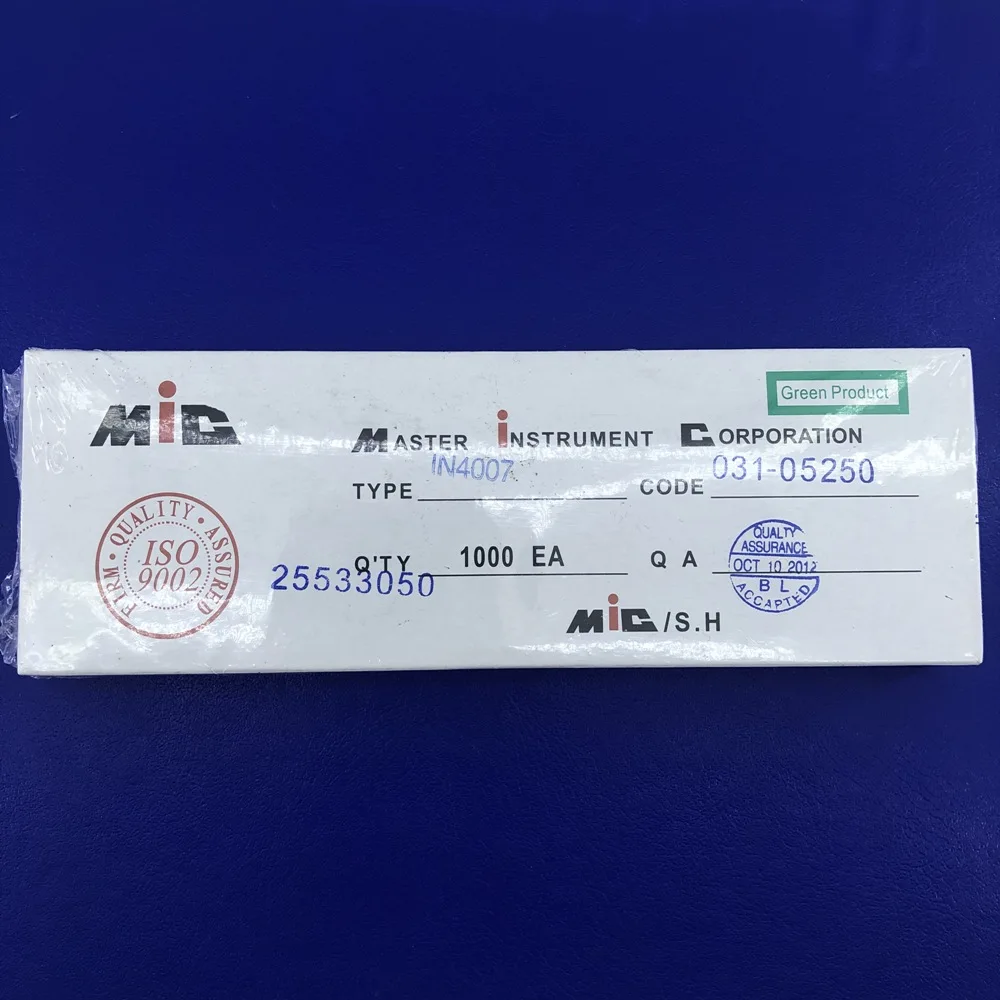 Лот 100 штук 1N4007 1A 1000V DO-41 выпрямительный диод 4007 | Электронные компоненты и