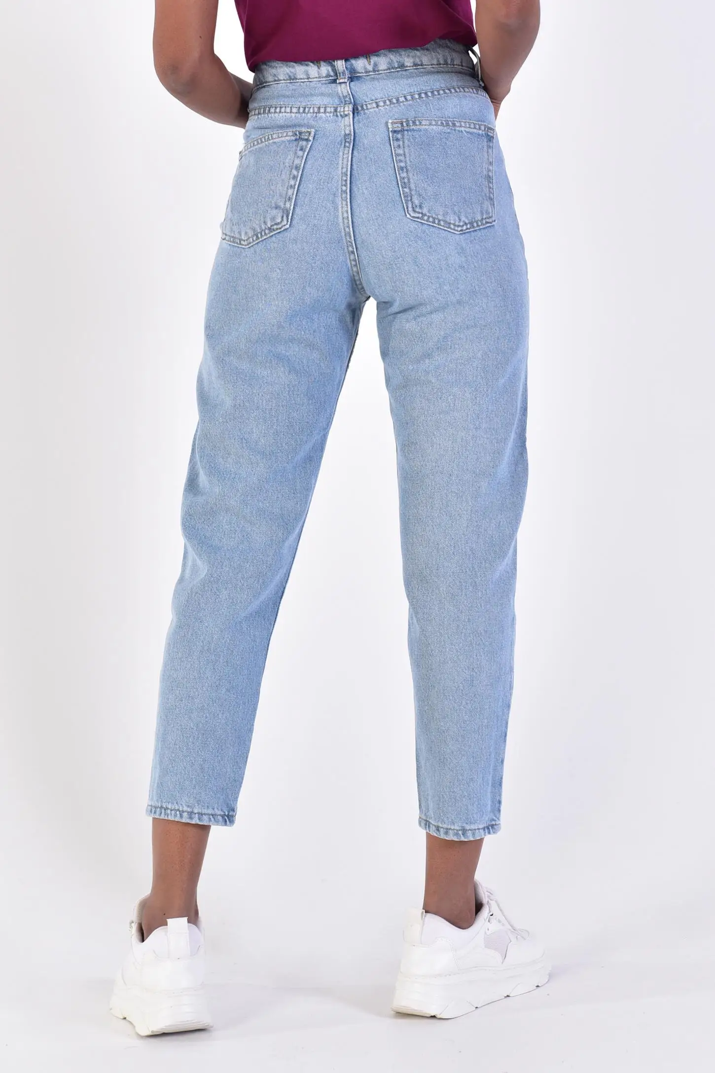 Джинсы для женщин джинсы МОМ с бойфрендами высокой талией | Женская одежда