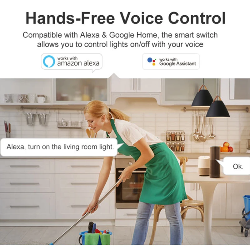 SONOFF T2 UK TX Series RF 433 Smart WiFi Switch Automation Compatible with Google Home Alexa Support eWelink | Электроника