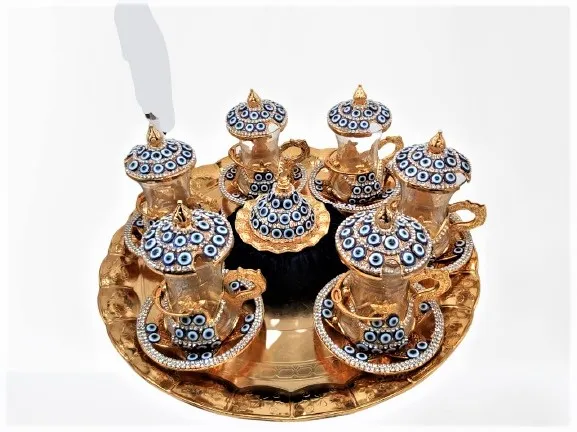

WONDERFULLL AMAZİNGTurkey authentic kitchen decor gorgeous patterned gold-colored evil eye bead gift dowry FREE SHİPPİNG