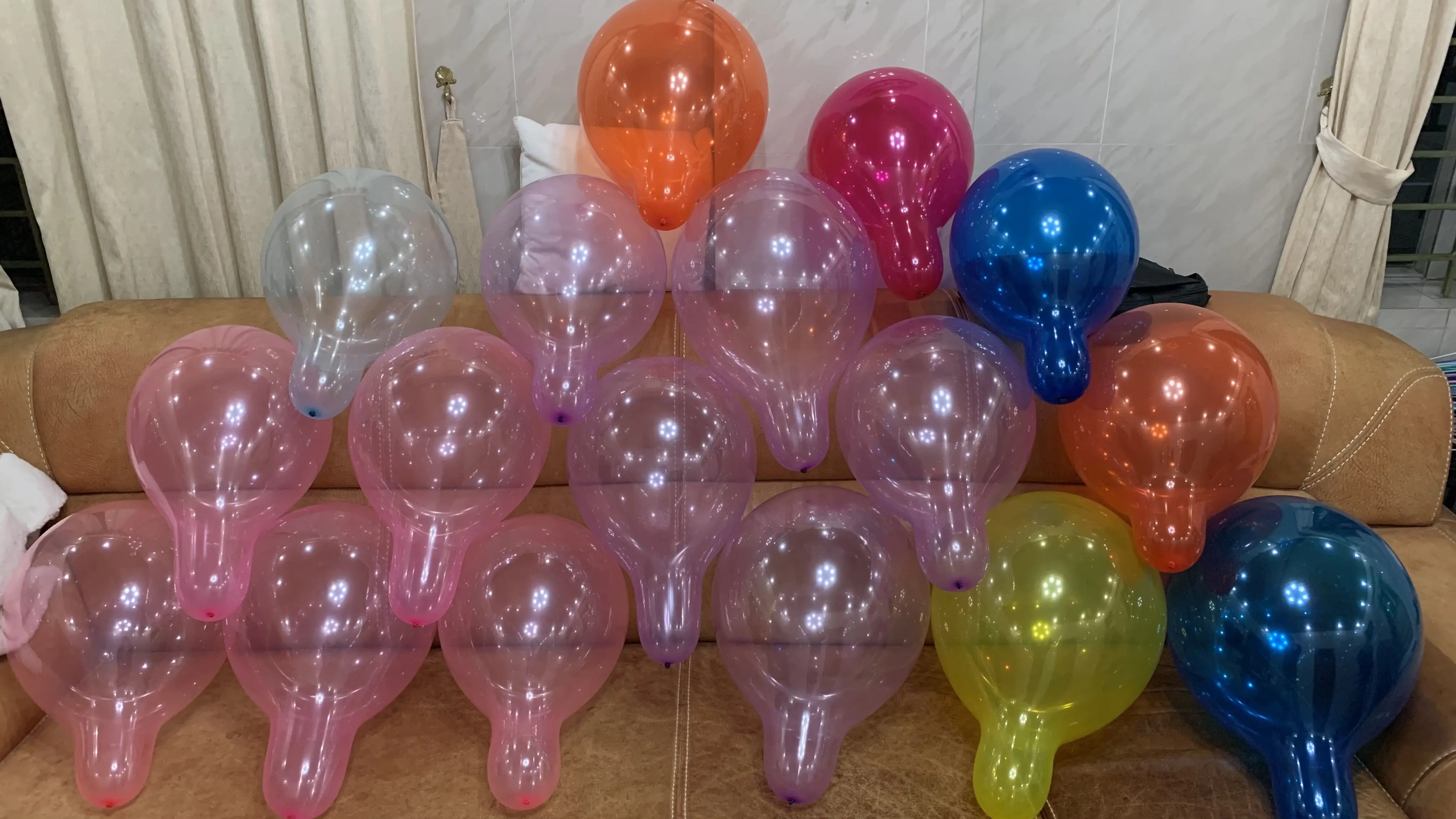 Новое время 12-дюймовый прозрачный латексный шар для мыла с жемчужинами украшения