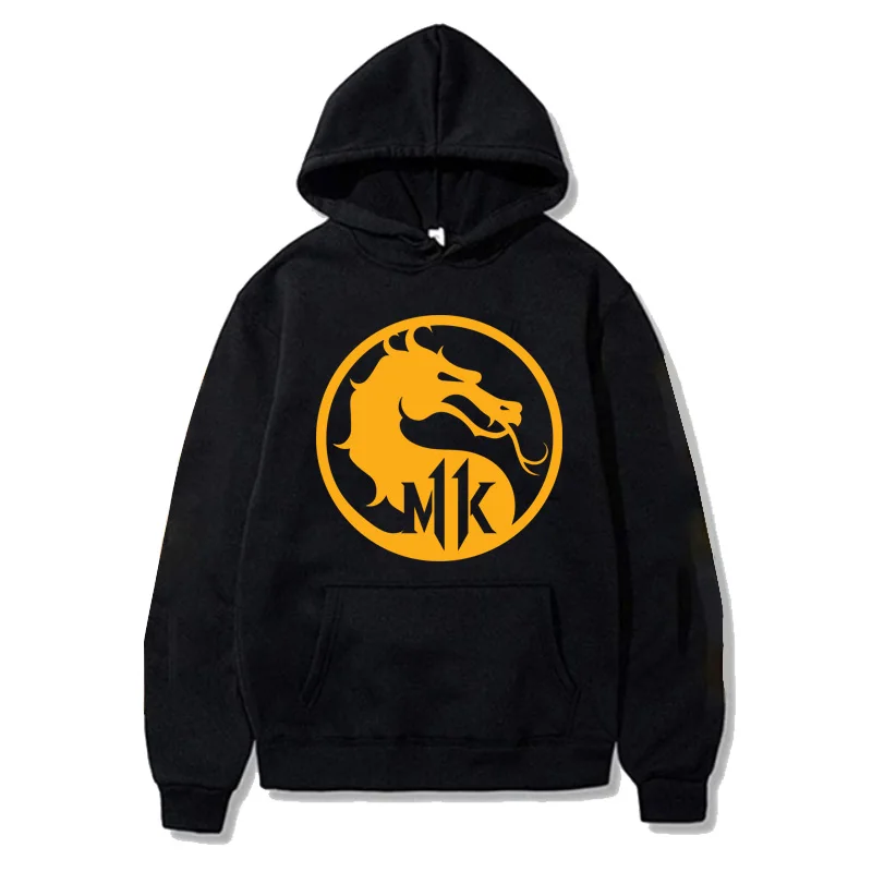 2021 Mortal Kombat Print Hoodie Long Sleeve Hooded Sweatshirt for Women
