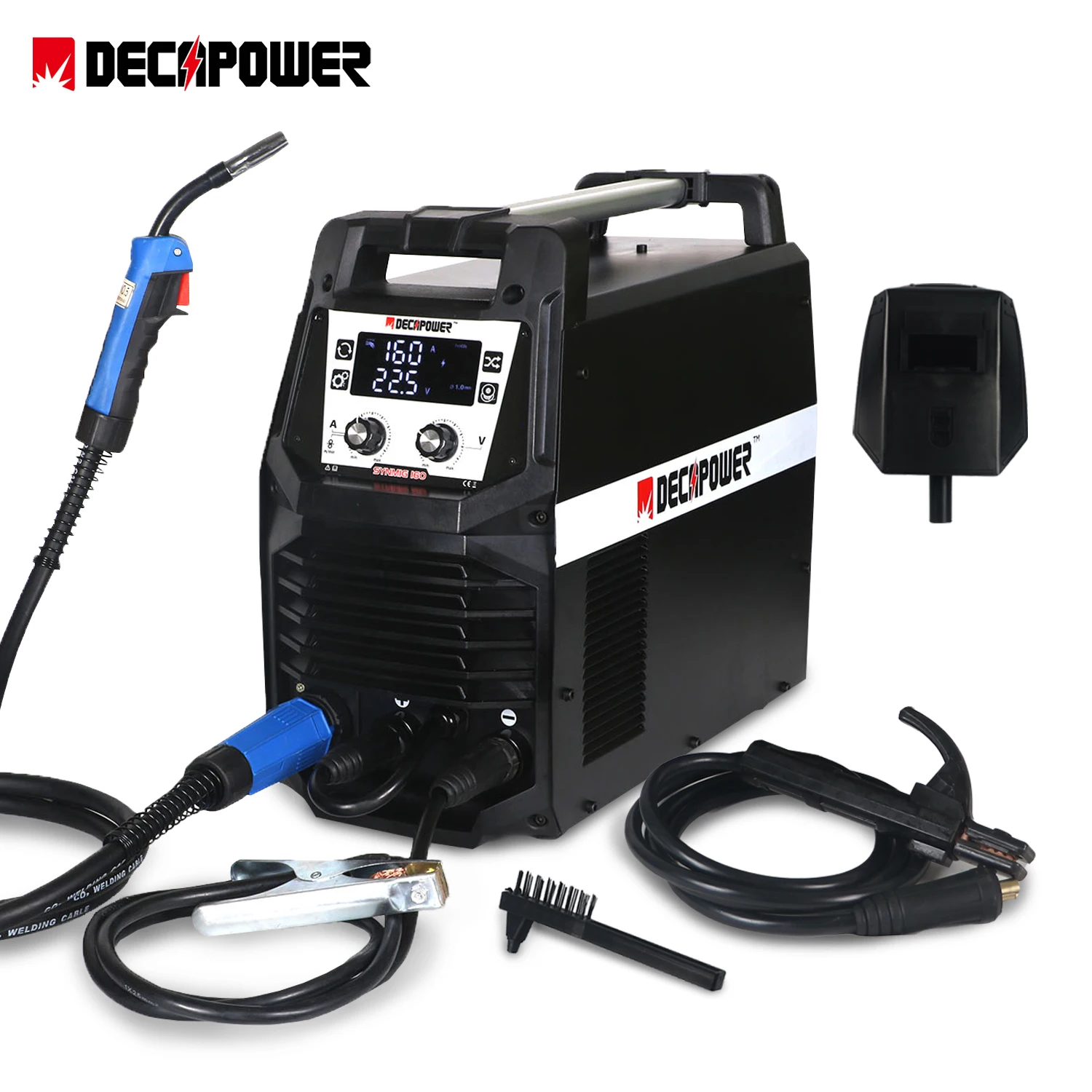 Decapower SYNMIG Инвертер MMA TIG сварочный MIG MAG 4 в 1 для газового безгазового флюса MIG сварочный аппарат
