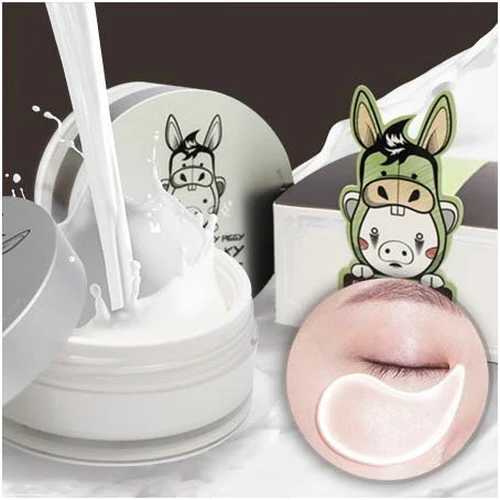 Elizavecca donkey piggy milky egf cling eye patch Патчи для глаз с молоком ослицы 60 шт|Патчи| |