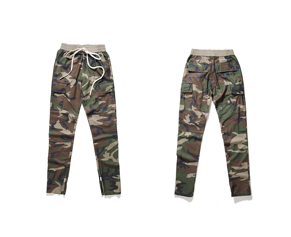 Мужские осенние военные тактические уличные брюки-карго модные камуфляжные
