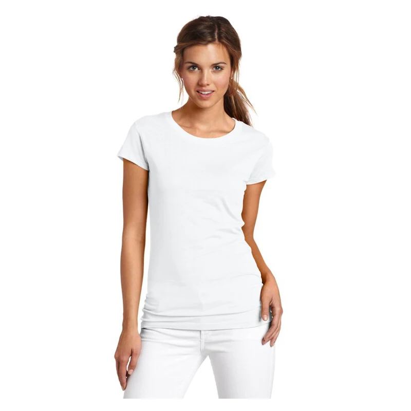 Team Custom Logo Photo Printed advertising Cotton Women T shirt Tees Femme Short Sleeve Tops Summer Harajuku 2018 Lady T-shirt | Женская