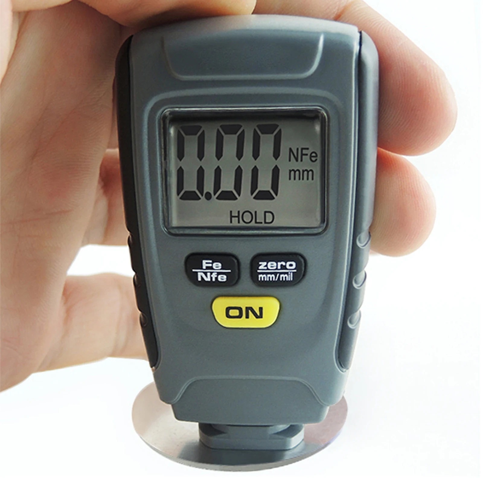 Digital Tester 1.25mm Paint Coating Thickness Gauge Meter Iron Aluminum Base Metal Car Automotive | Width Measuring Instruments