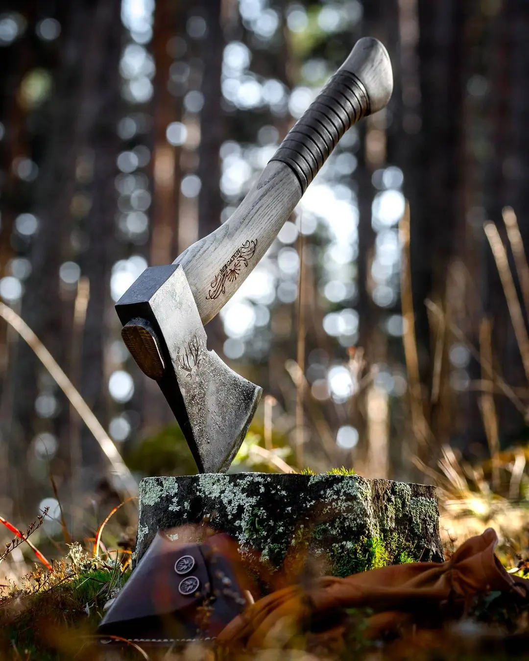 

Megaton Axe Vidar 36 cm Bushcraft-Camp Axe (Handmade)