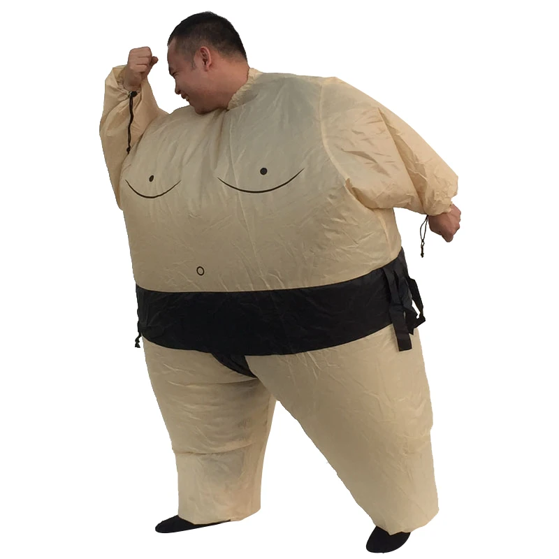 Надувной детский костюм Sumo с вентилятором сумо Борцовский женский на Хеллоуин