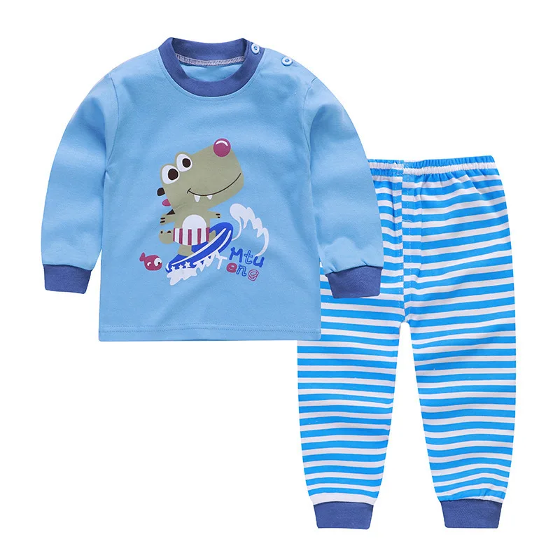 

Children's Underwear Set Cotton Boys And Girls Long Johns Baby Pajamas Spring Autumn Clothes