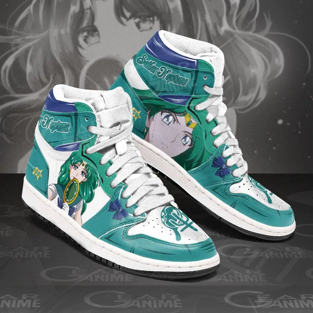 

Sailor Neptune Sneakers Sailor Moon Anime Shoes MN11