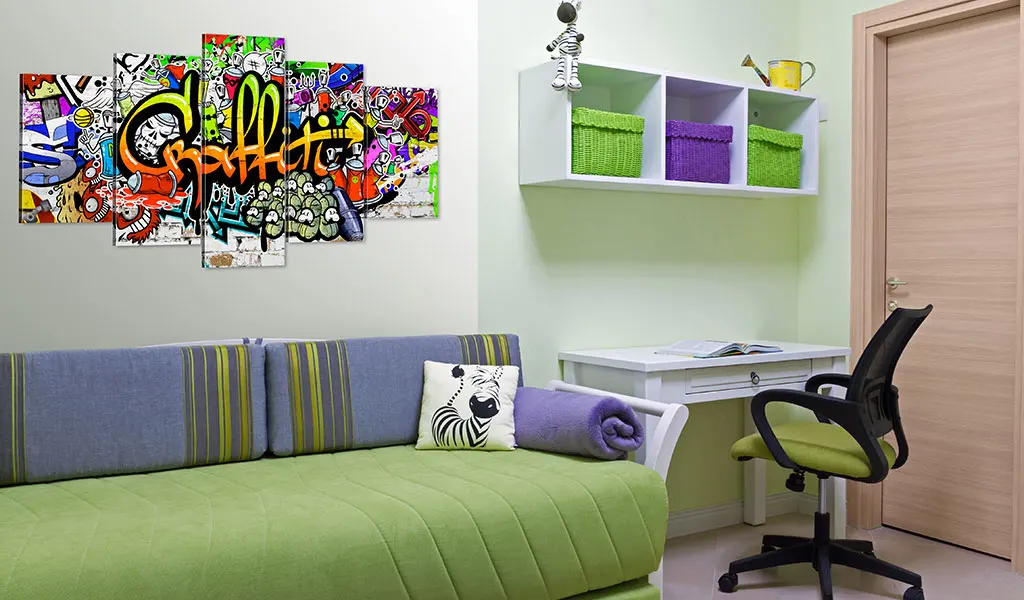 Picture-Graffiti artistic-100x50 cm | Дом и сад