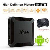 android 10 0 x96q wifi set top box media player game 216gb hdmi compatibleusbtfav 4k tv quad core android smart tv box