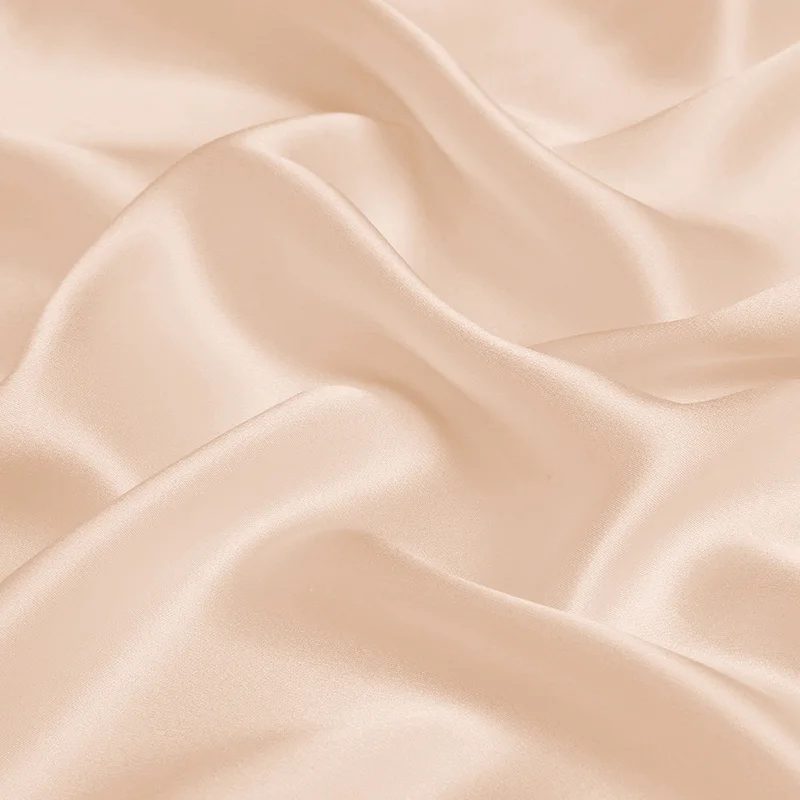 

100% silk charmeuse satin 16mm 114cm(45") width silver peony mulberry silk fabric NO.81
