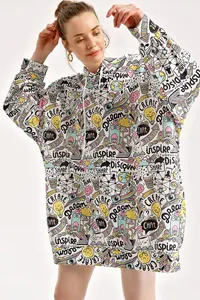 TUGBA Sweat Dress Long Sleeve Midi Dress 2021 Autumn Hoodies Sweatshirt Dress Women Casual Loose Hooded Pullover Vestidos Ladies TUGBA Sweat Dress Long Sleeve Midi Dress 2021 Autumn Hoodies Sweatshirt Dress Women Casual Loose Hooded Pullover Vestidos Ladies