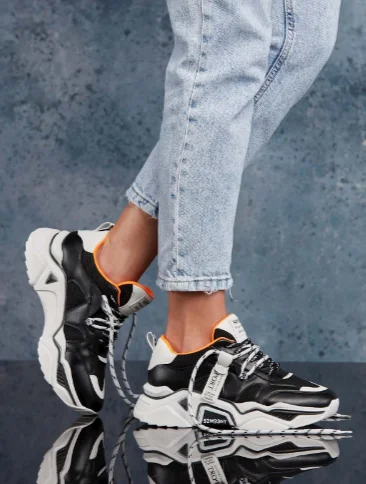 

Dark Seer Siyah Kadın Sneaker / Siyah Kadın Spor Ayakkabı/Kadın Yürüyüş Ayakkabısı/ Kalın Tabanlı Ayakkabı/Topuklu Spor Ayakkabı