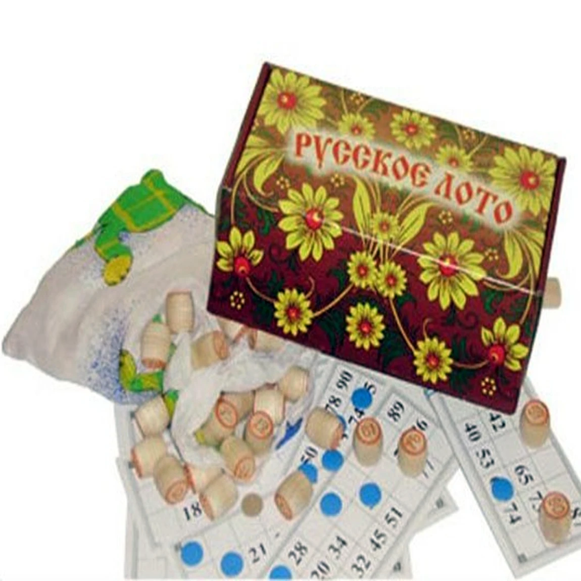 Настольная игра Русский Лото классический в коробке лото деревянная семейный