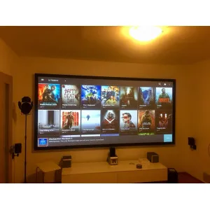 Экран для лазерного и DLP проектора улучшающий картинку Screen Pro ALR Fixed Frame 100 дюймов 4K