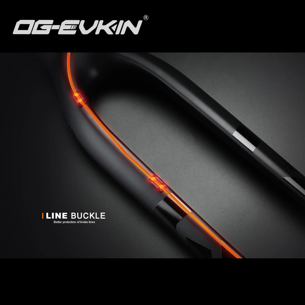 OG-EVKIN FK-006 MTB Fork 27.5er 29er Carbon Mountain Bike Rigid Forks Mountain Bicycle Fork Carbon Fork For MTB Mountain Bike