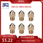 Швейцарская латунная насадка MK8, Резьба M6, детали для высокоточного 3D-принтера 0,20,40,60,8 мм для экструдера Hotend Ender3 Cr10 с J-Head