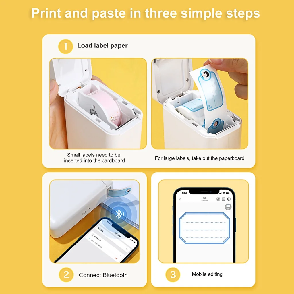 niimbot d11 plus d101 thermal projector inkless portable pocket label maker mobile phone home office use mini printing machine free global shipping