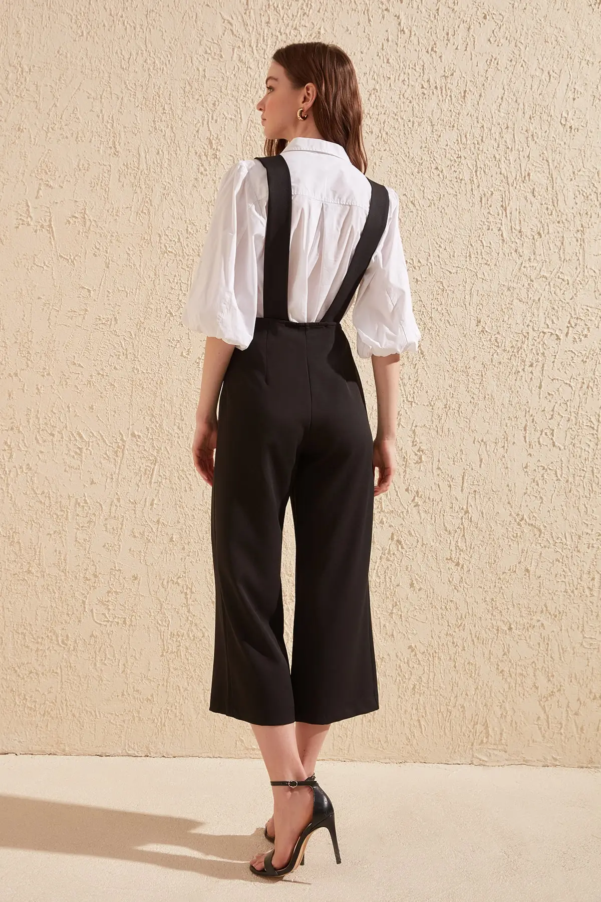 

Trendyol Black Button Detail Jumpsuit TWOSS19LJ0356