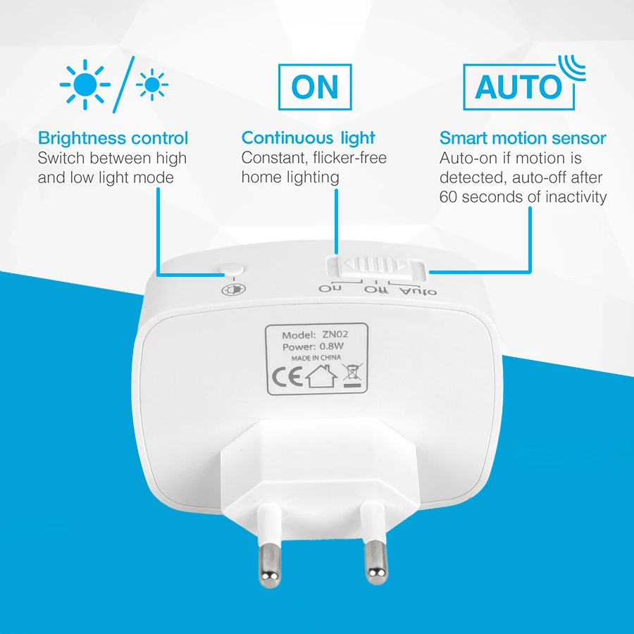 

Светодиодный ночник VooVoo с датчиком движения