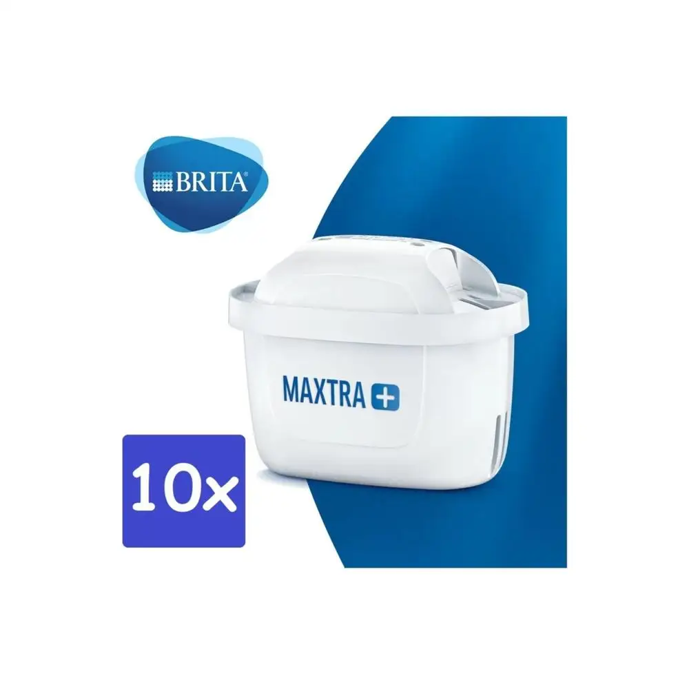 Original BRITA MAXTRA + Replacement Water Filter Cartridges Pack of 10  , Compatible with all BRITA Jugs For Great Taste