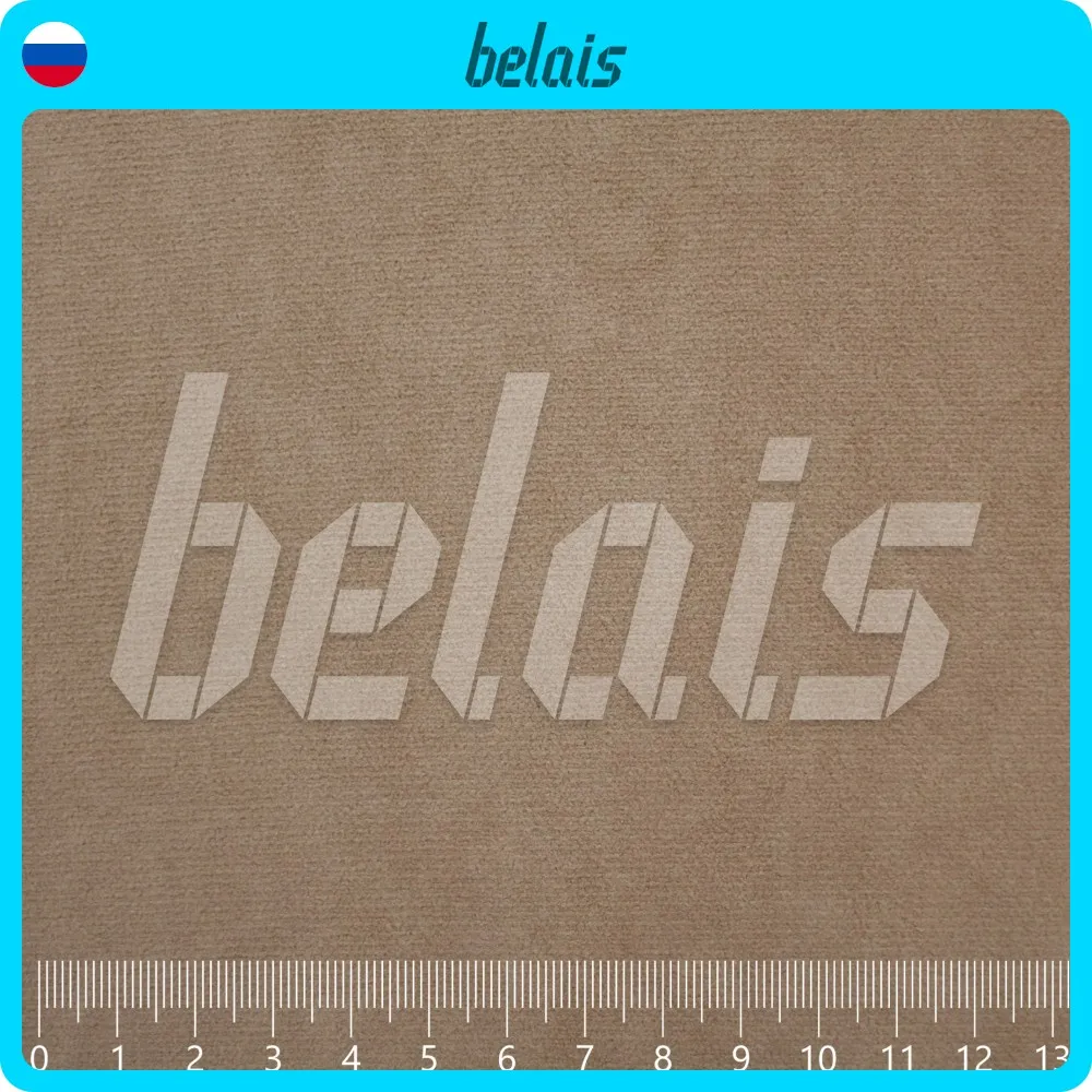 (1 метр) Потолочная ткань Micro на поролоне 3 мм (бежевый темный велюр ширина 1 7 м.) #13539